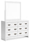 Binterglen Queen Panel Bed, Dresser, Mirror, Chest and Nightstand