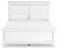 Fortman Queen Panel Bed with Mirrored Dresser, Chest and Nightstand