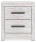 Cayboni Full Panel Bed with Mirrored Dresser and Nightstand