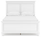 Fortman Full Panel Bed with Mirrored Dresser and Nightstand