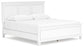 Fortman King Panel Bed with Mirrored Dresser, Chest and Nightstand