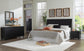 Danziar King Panel Headboard, Dresser, Mirror, Chest and Nightstand
