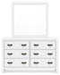 Binterglen King Panel Bed, Dresser, Mirror, Chest and Nightstand