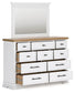 Ashbryn Queen Panel Storage Bed, Dresser, Mirror, Chest and Nightstand