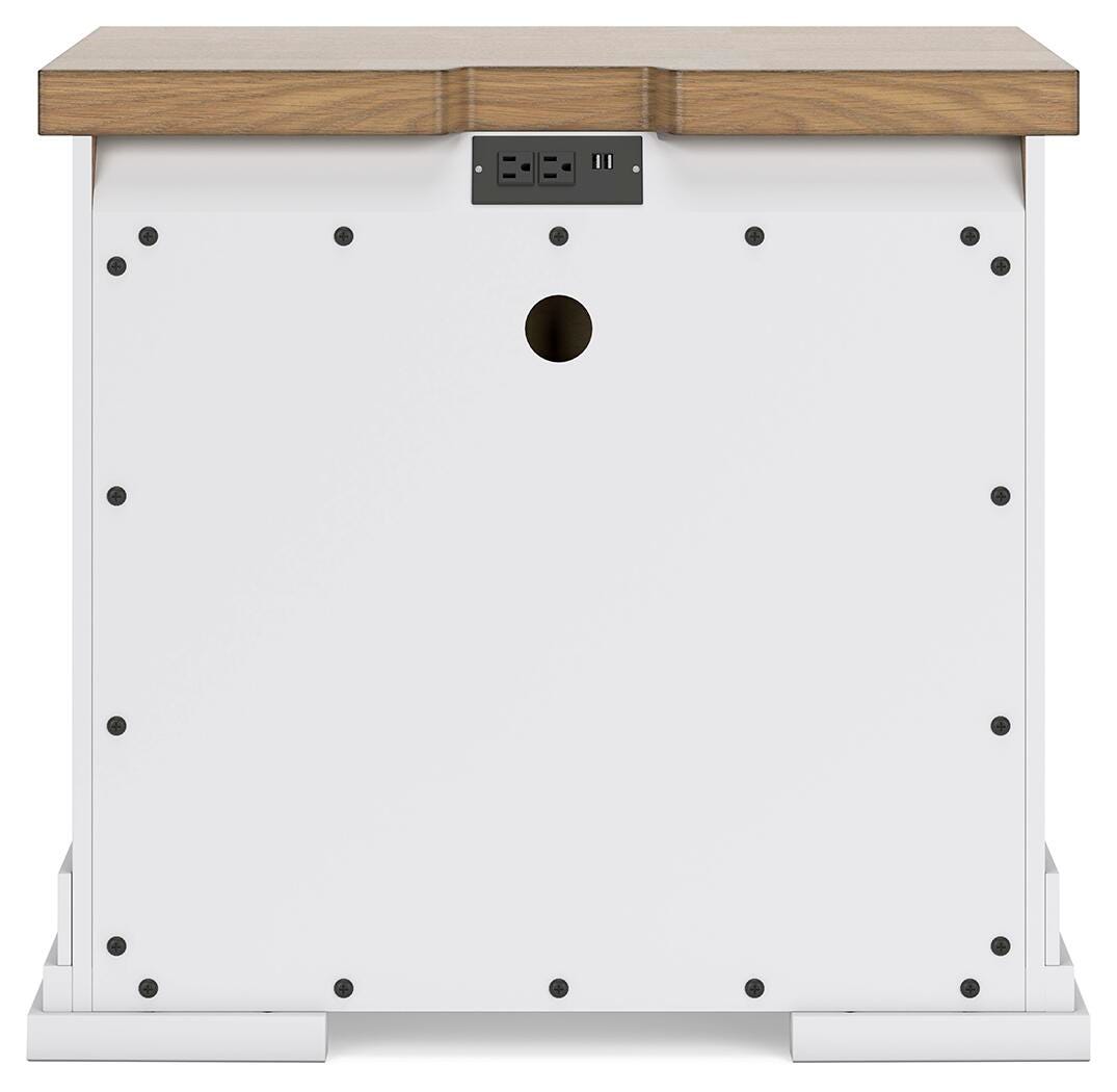 Ashbryn Queen Panel Storage Bed, Dresser, Mirror, Chest and Nightstand