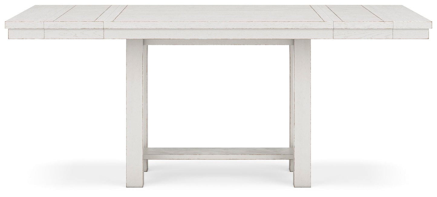 Robbinsdale Counter Height Dining Table and 10 Barstools