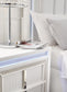Chalanna Queen Upholstered Storage Bed, Dresser, Mirror, Chest and Nightstand
