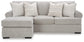 Eastonbridge Sofa Chaise, Chair, and Ottoman