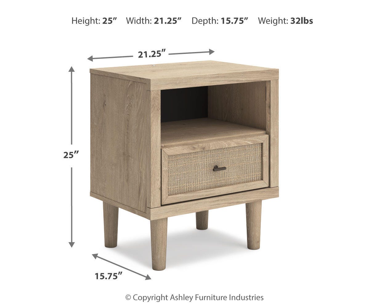 Cielden King Panel Headboard, Dresser, Mirror and Nightstand