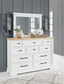 Ashbryn Queen Panel Storage Bed, Dresser, Mirror and Nightstand
