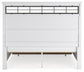 Ashbryn King Panel Storage Bed, Dresser and Mirror
