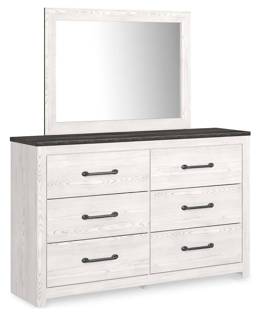 Gerridan Queen Panel Bed, Dresser, Mirror, Chest and Nightstand