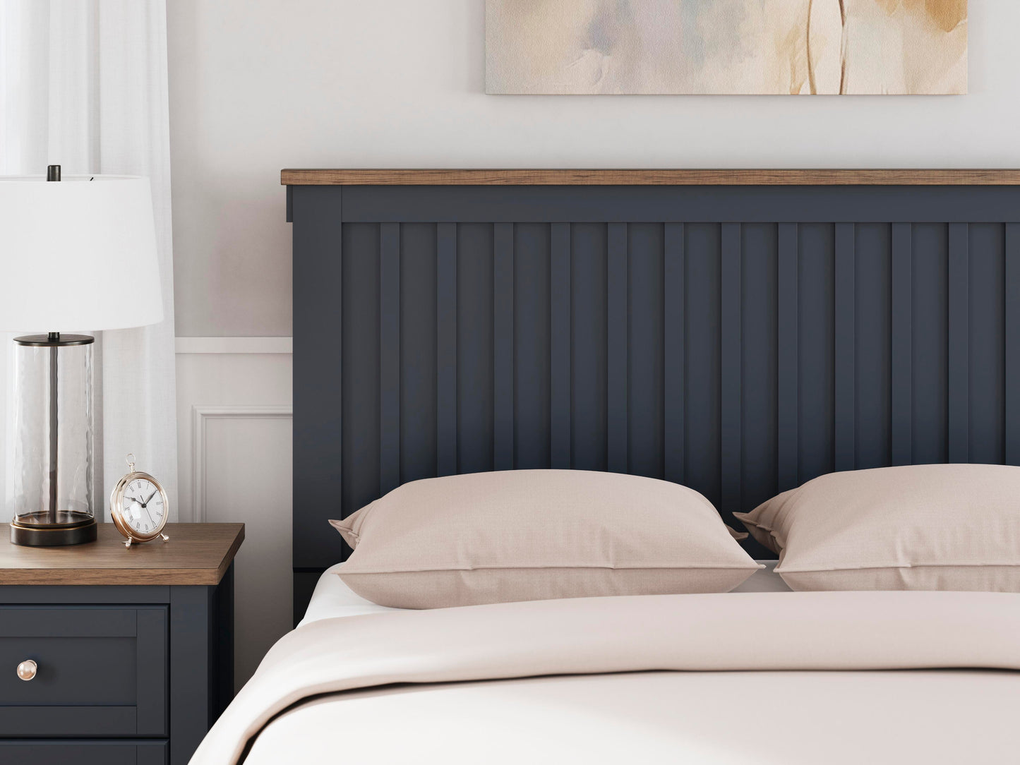 Landocken Queen Panel Bed, Dresser, Mirror and Nightstand