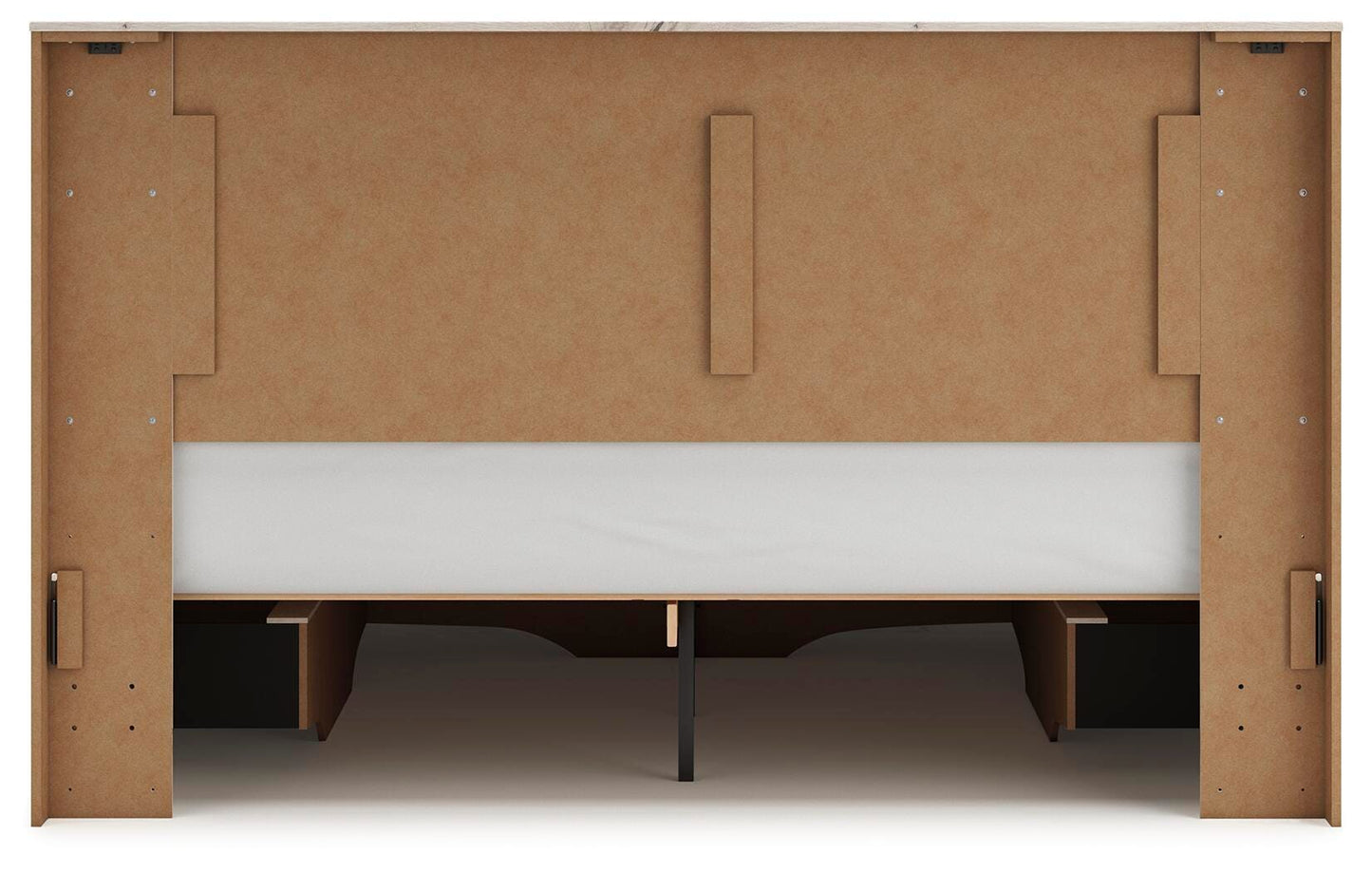Lawroy King Panel Storage Bed, Dresser, Mirror, Chest and Nightstand