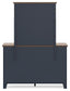 Landocken Queen Panel Headboard, Dresser, Mirror, Chest and Nightstand