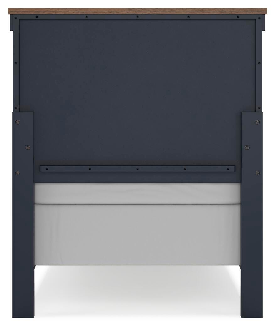 Landocken Twin Panel Headboard, Dresser and Mirror