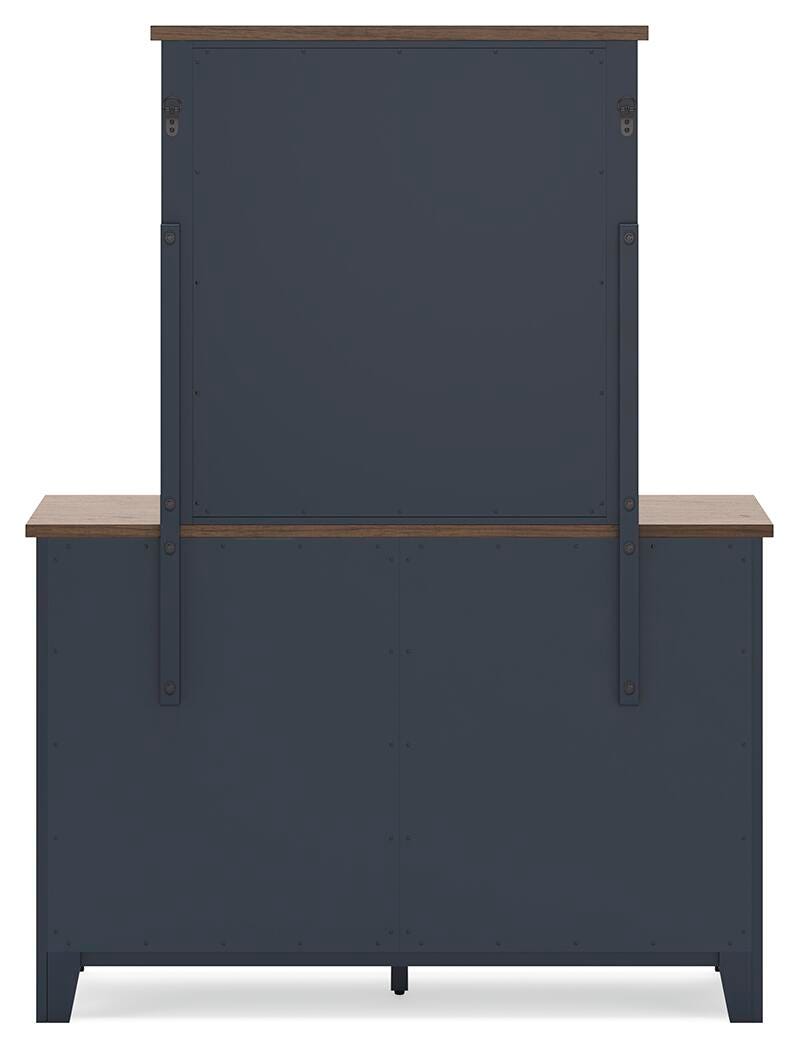 Landocken Twin Panel Headboard, Dresser, Mirror and Nightstand