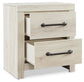 Cambeck Full Panel Bed with Mirrored Dresser and Nightstand