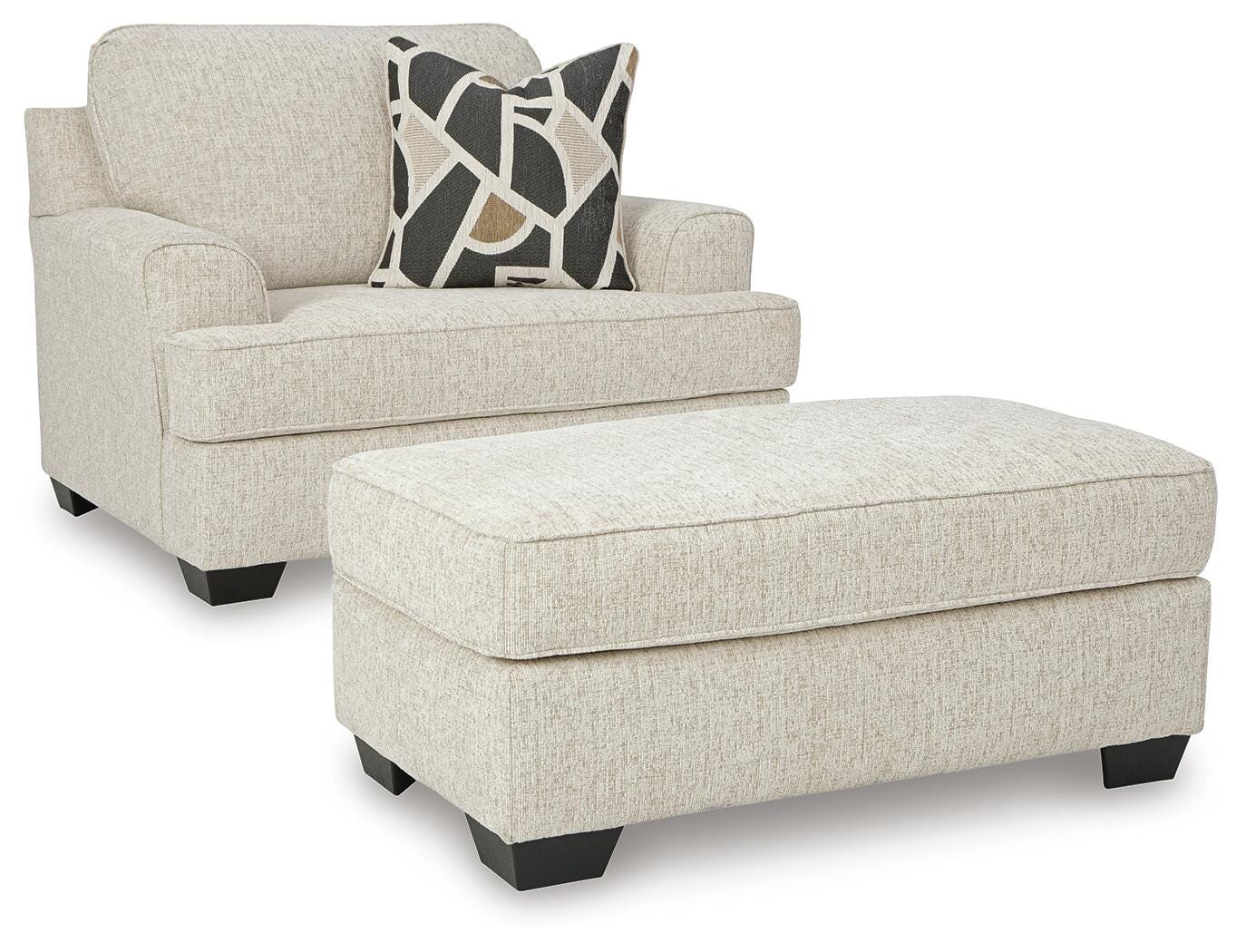 Heartcort Chair and Ottoman
