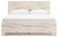 Lawroy King Panel Bed with Storage, Dresser and Mirror
