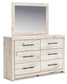 Lawroy Queen Panel Storage Bed, Dresser, Mirror and Nightstand