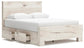 Lawroy Queen Panel Bed with Storage, Dresser, Mirror, Chest and Nightstand