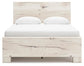 Lawroy Queen Panel Bed with Storage, Dresser, Mirror and Nightstand