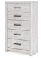 Cayboni Twin Panel Bed, Dresser, Mirror, Chest and Nightstand