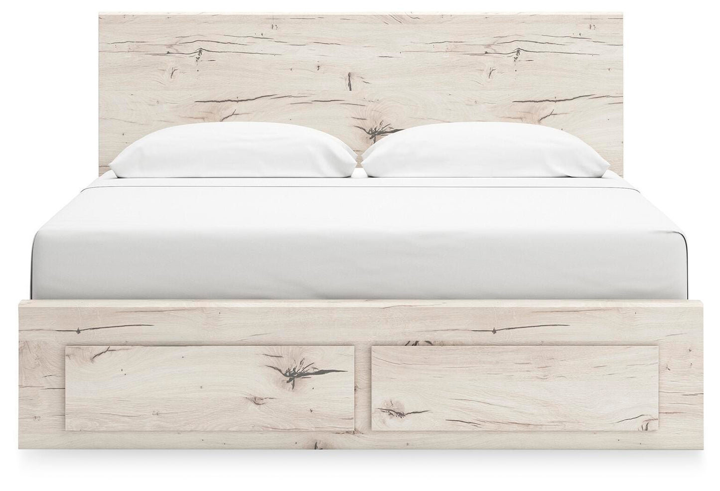 Lawroy King Panel Storage Bed, Dresser and Mirror