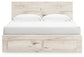 Lawroy King Panel Storage Bed, Dresser and Mirror