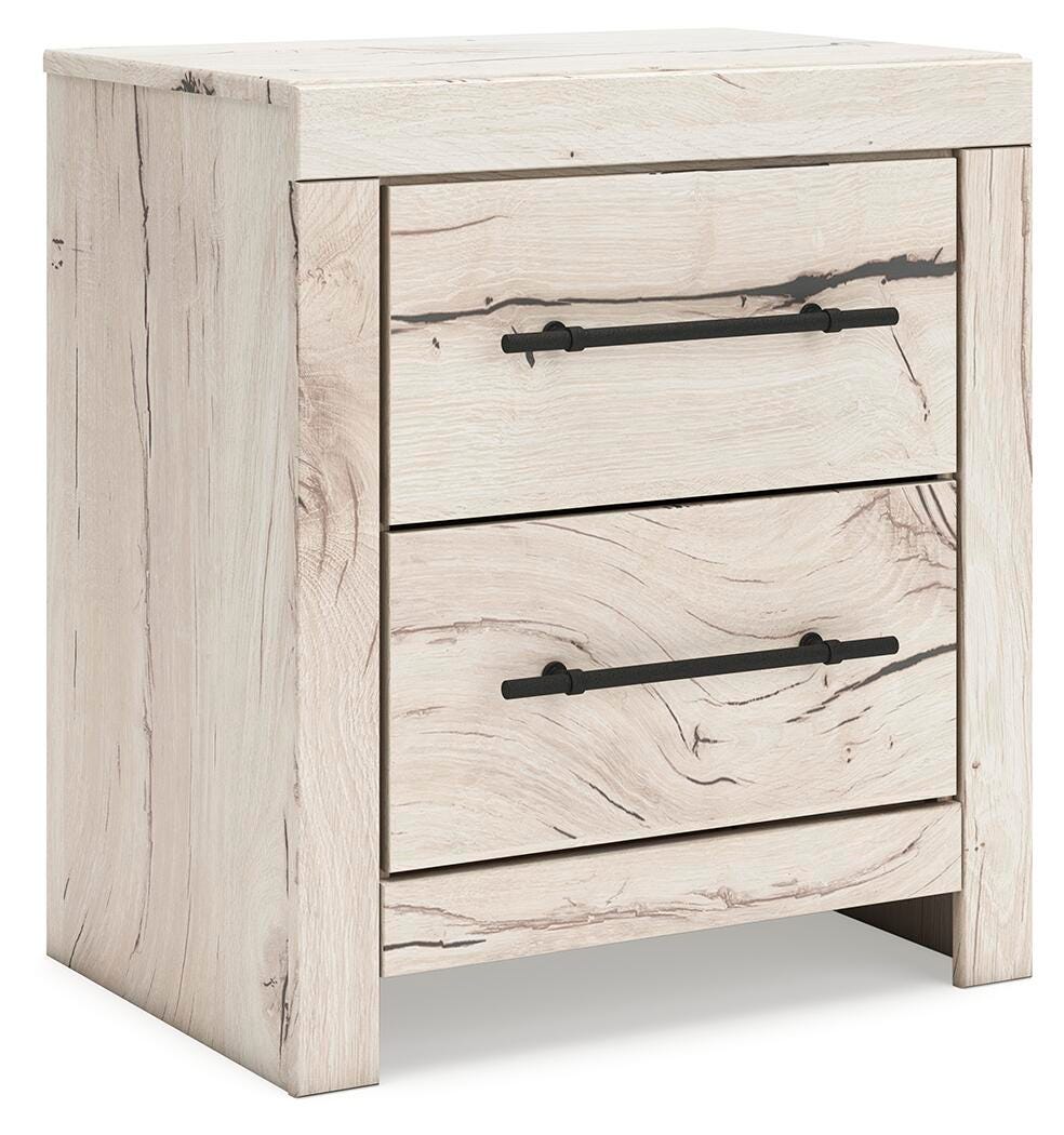 Lawroy King Panel Bed, Dresser, Mirror, Chest and Nightstand