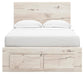 Lawroy Full Panel Storage Bed, Dresser, Mirror and Nightstand