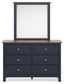 Landocken Full Panel Bed, Dresser, Mirror, Chest and Nightstand