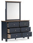 Landocken Full Panel Bed, Dresser, Mirror, Chest and Nightstand