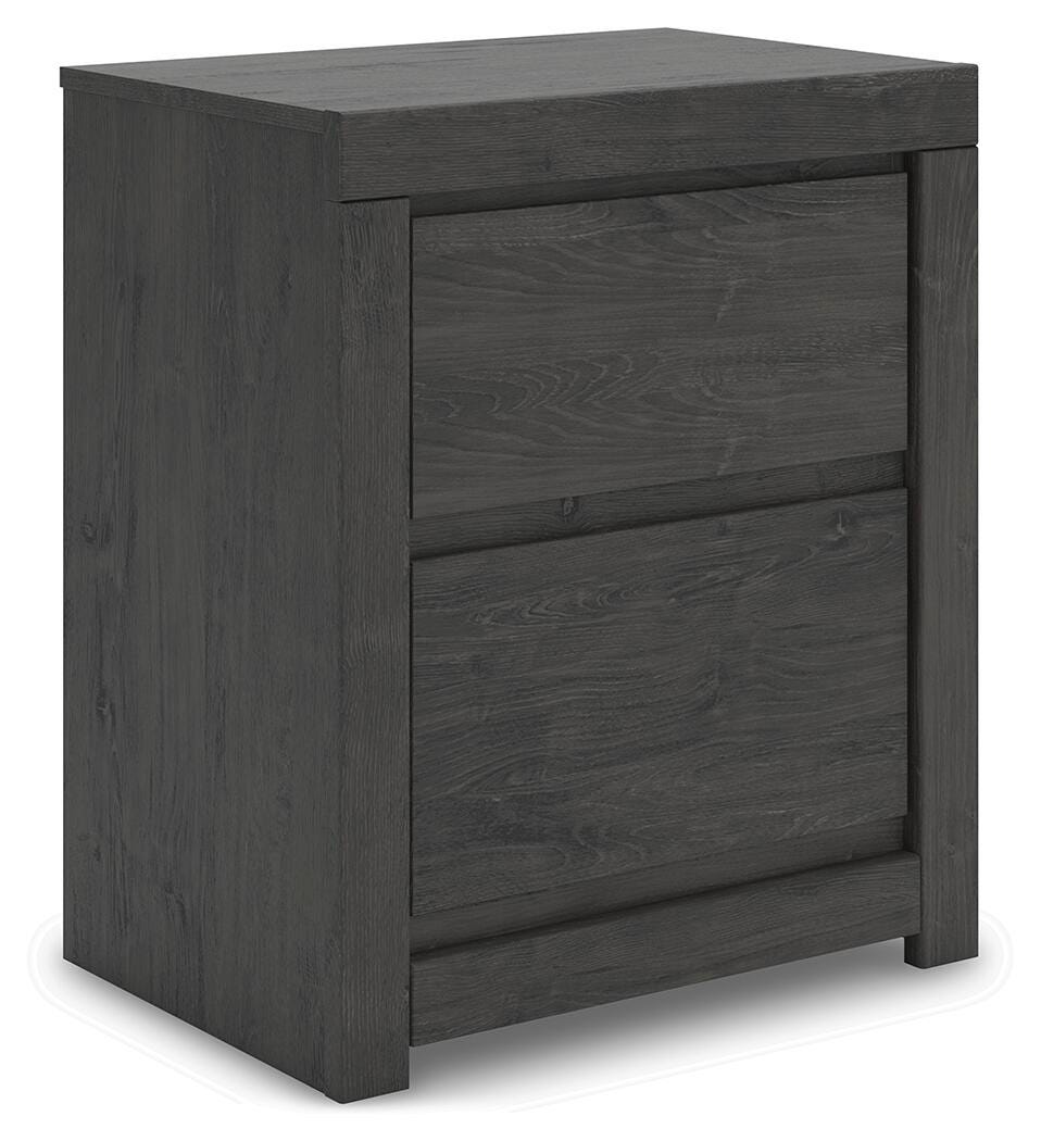 Fraluna King Panel Bed, Dresser, Mirror, Chest and Nightstand