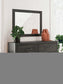 Hollivern Full Panel Bed, Dresser, Mirror and Nightstand