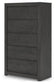 Fraluna King Panel Storage Bed, Dresser, Mirror, Chest and Nightstand