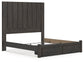 Fraluna King Panel Storage Bed, Dresser, Mirror, Chest and Nightstand