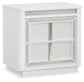 Chalanna King Upholstered Storage Bed, Dresser, Mirror and Nightstand