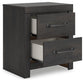 Hollivern Full Panel Bed with Storage, Dresser, Mirror and Nightstand