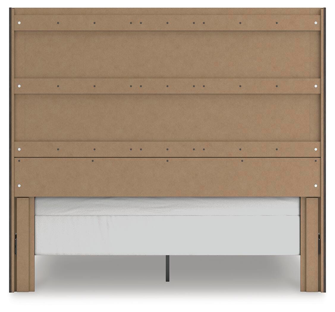 Fraluna King Panel Bed, Dresser, Mirror and Nightstand