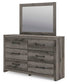 Graystorm Twin Panel Bed, Dresser and Mirror