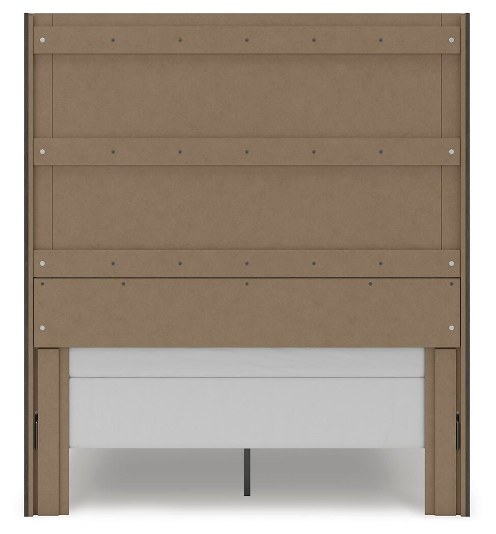 Fraluna Queen Panel Storage Bed, Dresser, Mirror, Chest and Nightstand