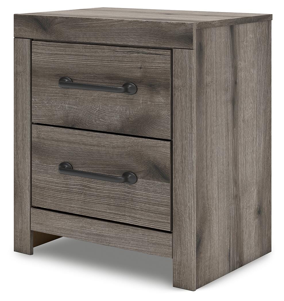 Graystorm Full Panel Bed, Dresser, Mirror and Nightstand