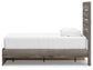 Graystorm Twin Panel Storage Bed, Dresser and Mirror
