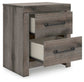 Graystorm Full Panel Bed with Storage, Dresser, Mirror and Nightstand