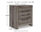 Graystorm Full Panel Bed with Storage, Dresser, Mirror and Nightstand