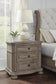 Ardenfield California King Upholstered Sleigh Bed, Dresser, Mirror and Nightstand