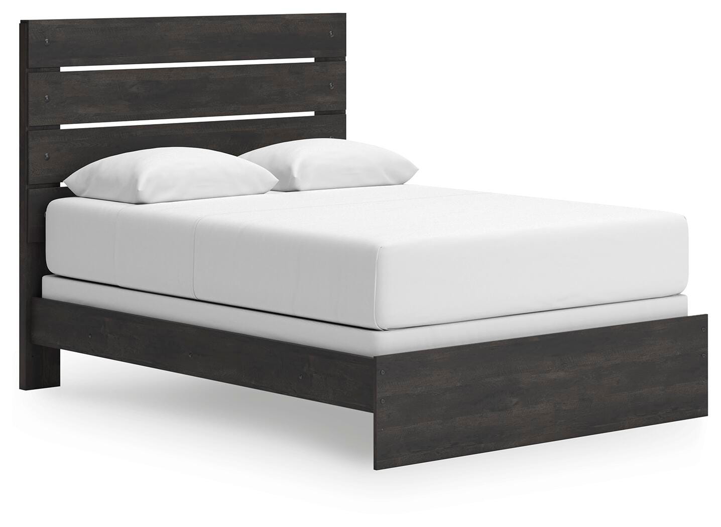 Hollivern Queen Panel Bed, Dresser, Mirror, Chest and Nightstand