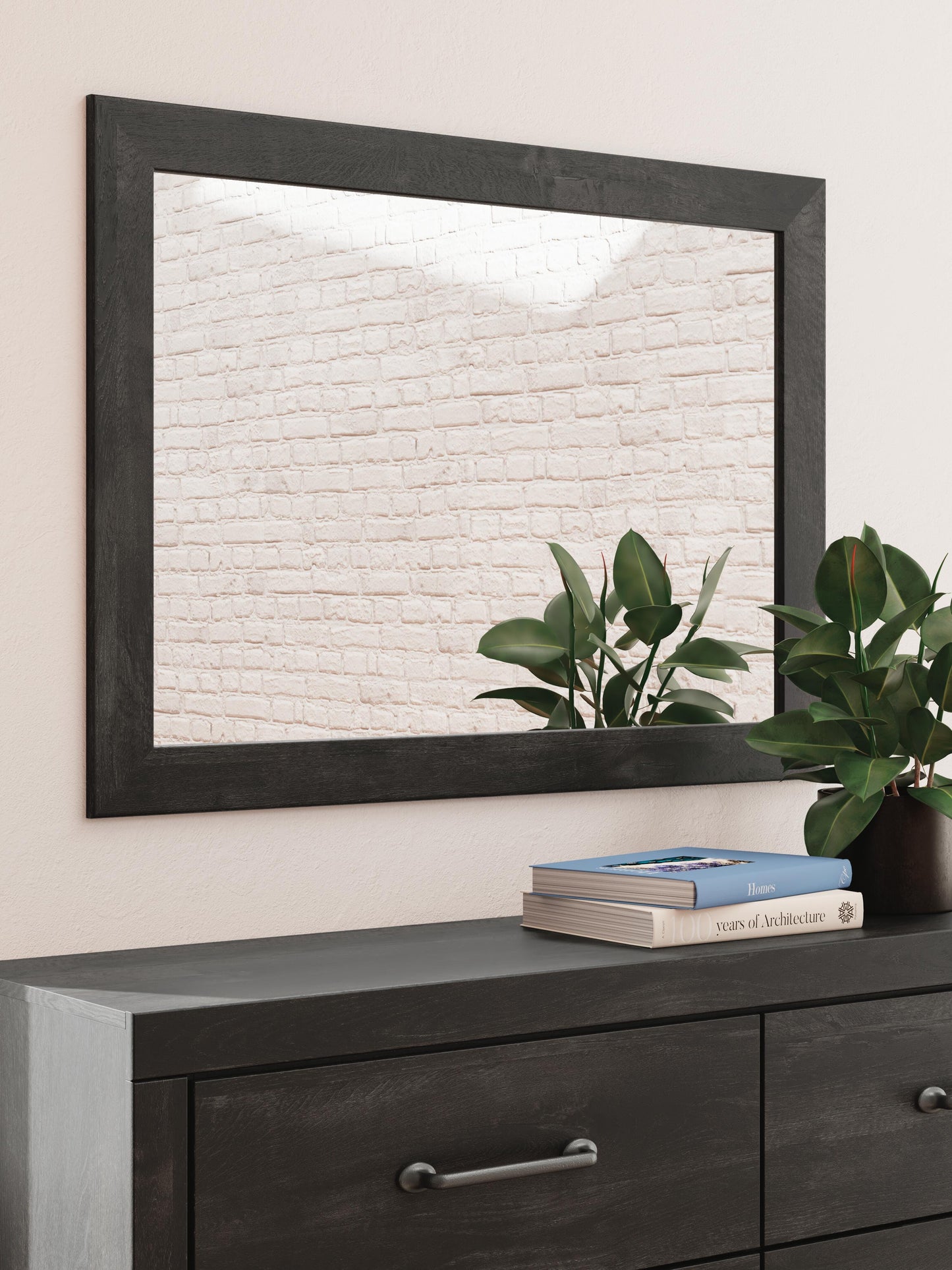 Hollivern Queen Panel Bed, Dresser, Mirror, Chest and Nightstand